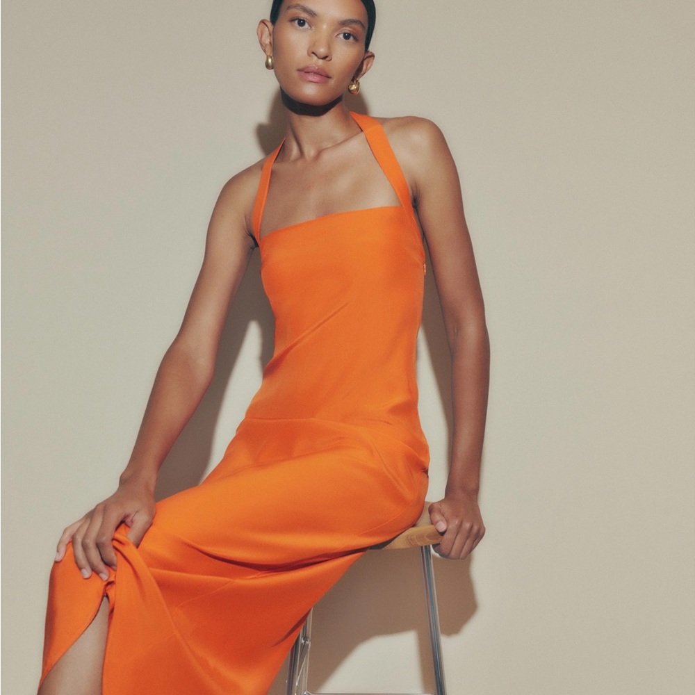 Reformation Alli Silk Dress